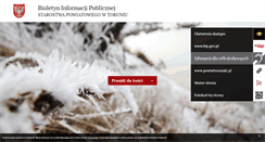 Desktop Screenshot of bip.powiattorunski.pl